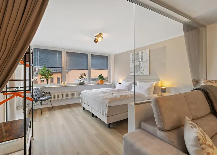 Apartment Primero Relax-home I Premium Ab 90qm I Balkon Garage I A8-fuggerei *